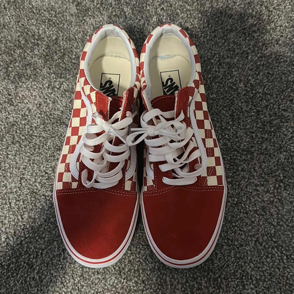 Vans Old Skool Red Checker size 9.5